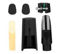 KEXIAO Altos Tenors Soprano Saxs Saxophone Mouthpiece with Caps Dentals Pad for Sound and Comfort