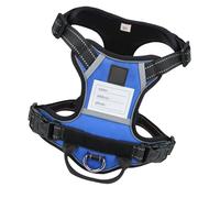 KEXIAO Dog Harness Nameplate Vest Adjustable Training Vest Pet Strong Training Walking Swimming Hiking Nameplate