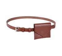 KEXIAO Korean Styles Fashionable Small Waist Bag for Women PU Leather Belt Bags with Stylish Design and Multiple Compartments