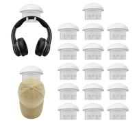 KEXIAO Multipurpose Adhesive Hooks Heavy Duty ABS Materials Drillless Damage Release Wall Mounting for Home Office Organization