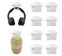 KEXIAO Multipurpose Adhesive Hooks Heavy Duty ABS Materials Drillless Damage Release Wall Mounting for Home Office Organization