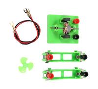 KEXIAO Open Type Electromagnetic Motor with Fan Electromagnetism Experiment Supplies for School Labs Use Physics Teaching Tool