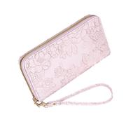 KEXIAO Woman Long Wallets Female Phone Bag Korean Styles Wallets with Card Slots Large Capacity Purse Handheld Coin Purse, Purple, 20x2.2x10cm