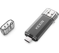 KEXIN 256GB USB C Memory Stick 3.0 Type C Flash Drive USB Stick USB C USB Memory Stick Pen Drive Thumb Drive for Type C Smartphone OTG (Huawei, Honor, Xiaomi, OPPO), PC, Tablet, TV, Car Black