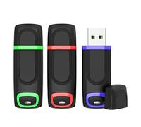 KEXIN 64 GB USB Stick Pack of 3 USB Sticks Memory Stick USB 3.0 Multicoloured USB Flash Drive Data Storage USB Flash Drive (Pack of 3, Green Red Blue, 64 GB)