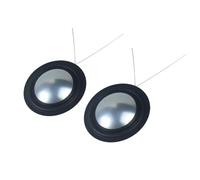 Kexpery 2Pcs Metal Composite Silk Diaphragm Voice Coil 25 Core 25.4mm 25.5mm Tweeter Diaphragm Replacement DIY 1 Inch 8 Ohm Treble Speaker Repair Accessories