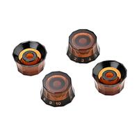 Kexpery 4Pcs Speed Volume Tone Control Knobs Lampshade Style Guitar Tone And Volume Knobs for PRS Guitars Parts