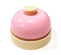 Kexpery Bar Counter Ringing Single Bell Dining Reception Table Summoning Good Morning Ring The Bell Cute Children Paipai Toy (Pink)