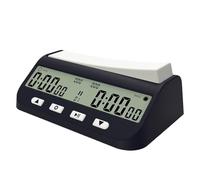 Kexpery Digital Chess Timer with Basic Delay and Positive Time Features Game Timer Competition Game Stopwatch for Chess Game I-GO and Chinese Chess (Black)