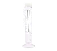 Kexpery LED Tower Fan Mini Vertical Conditioner 2 Gear Speed No Leaf Air Conditioner Portable Stand Up Tower Fan for Living Room Bedroom (D)