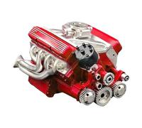 Kexpery Make your own miniature petrol V8 engine with this durable and realistic modeling kit for decoration and collection