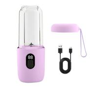Kexpery Portable electric rechargeable 500ml mixer with six blades for fast fruit juice and smoothies