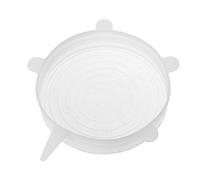 Kexpery Silicone Stretch Lids Food Covers Reusable Stretchy Eco Lids Round Shaped Microwave Cover for Food BPA Free Silicone Bowl Covers for Dishes Jars Bowls (14cm)