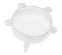 Kexpery Silicone Stretch Lids Food Covers Reusable Stretchy Eco Lids Round Shaped Microwave Cover for Food BPA Free Silicone Bowl Covers for Dishes Jars Bowls(9.5cm)