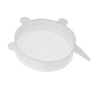 Kexpery Silicone Stretch Lids Food Covers Reusable Stretchy Eco Lids Round Shaped Microwave Cover for Food BPA Free Silicone Bowl Covers for Dishes Jars Bowls(11.5cm)
