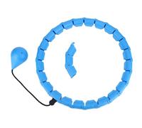 Kexpery Smart Hula Ring Hoops, Weighted Hula Circle 27 Detachable Fitness Ring with 360 Degree Auto-Spinning Ball Gymnastics, Massage, Adult Fitness for Weight Loss (Blue 27 Knots)