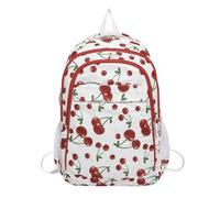 Kexpery Women Casual Y2K Schoolbag Large Capacity Versatile Backpack Zipper Closure Nylon Floral Prints Scho