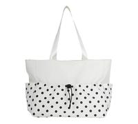 Kexpery Women Polka Dot Shoulder Bag Large Capacity Nylon Underarm Bag Y2k Shopper Bag Vintage for Daily Com