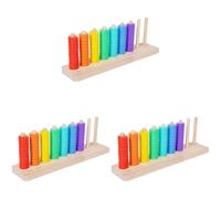 Kexpery Wooden Color Sorting Toys with Rainbow Rays for Kids Ages 3 and Up Cognitive Educational Game Stacking Toy