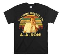 Key and Peele Shirt, Ya Done Messed Up Aaron Vintage T-Shirt, Movie Quote Unisex T Shirt, Sunset Design Retro Black