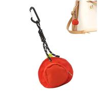 Key Bag, Coin Base Exchange Key Chain - Hat Shaped Small Bag Keychain, Portable Outdoor Key Ring Pendant Charm Backpack Decoration for Men, Orange Red, see description, See description