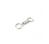 Key-Bak #1121 Quick Release Pull Apart Key Accessory with 2 Split Rings (Chrome) by Key-Bak