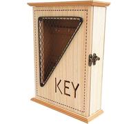key box, Key Box Organizer Rustic Primitive Style Cabinet, Wall-mounted Openwork Art Deco Storage, Home Wall Decoration