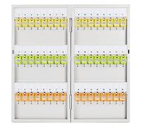 key box, Key Box Wall Mount 4 Capacities To Choose From Cabinet, Wall-mounted Durable Cold-rolled Sheet Lock(48 keys)