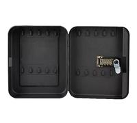 key box, Key Box With Combination Lock 5 Kinds Of Capacity Optional Cabinet, Wall-mounted Real Estate Car Storage Management(Black,20 keys)