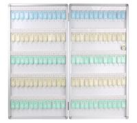 Key Box Organizer Large Large Capacity 120-keys Classified Storage Key Cabinet, Real Estate Wall-mounted Key Lock Box, Equipped With Color Labels