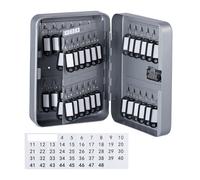 Key Box Tray Lockable Steel Portable Combination Lock Cash Money Wall-Mounted