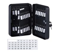 Key Cabinet Box Lockable Steel Portable Lock Cash Money Wall-Mounted 25x18x8cm