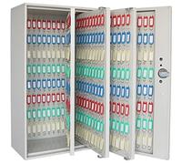 Key cabinet,High Key Cabinet - Wall Mount Lock Box (500/600 Positions) with Key Lock for Secure Home Office & Business Storage - Durable Space-Saving Solution