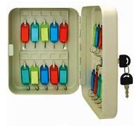 Silverline Tools Key Cabinet 656614 - 20-Key, Keyed, 200 x 160 x 75 mm, Grey, Wall-Mount