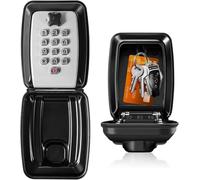 Key Cabinet Safe Box Wall Mounted-Key Lock Box Outdoor Key Safe Lock Box Heavy Duty Waterproof Key Storage Box for Home Office Industries Vehicles