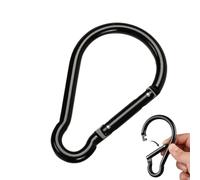 Key Carabiner Clip Aluminum Alloy Gourd Shape Non-Locking Design