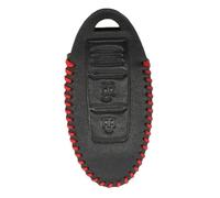 Key Card Case Car Key Cover Remote For X-Trail For Rogue For Tiida For Pulsar For Versa For Juke For Cube For Leaf PU Leather Case W/ Keyring Car Accessories Key Shell