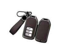 Key Card Case Keychain Auto Accessories For Civic For Fit For Accord For CRV HRV For Jazz For City For Odyssey XR-V 2021 2022 2023 Zinc Alloy Car Key Case Cover Key Shell(F)