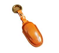Key Case Car Key Case Cover Fob Protector Keychains Holder Keyring Shell For Tesla For Model 3 Y S X 2020(Brown)