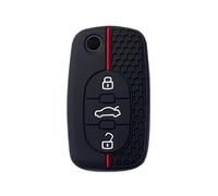 Key Case For A1 A6 C5 B6 A4 B5 TT 8N A2 A3 A6 A8 For Quattro Silicone 3 Button Car Key Case Cover Holder Cover Shell Key Case Skin