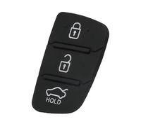 Key Case For Hyundai IX35 I30 For Tucson For Santa Fe For Solaris 3 Button Rubber Pad Key Shell