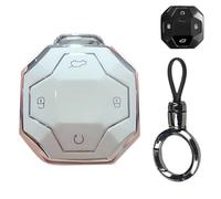 Key Case Keychain Remote for Protection Key Case making it a fashionable accessory 1 * Keychain Note 1 designed for long lasting use with proper durability and consistent (White)