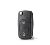 Key Case Shell Car Accessories For A2 A3 A4 A6 CR1620/CR1616 2 Button Flip Folding