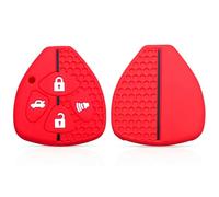Key Case Shell For Rav4 For Corolla Vitz Porte Hilux Auris Vios For Camry Pardo Case for Keychain Alarm 2Buttons Car Accessories-red(4 BTN) new
