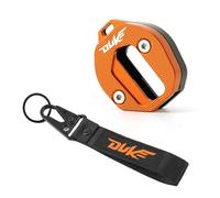 Key Case Shell,Key Protector,motorcycle accessori For KT@&M DUKE 125 200 250 390 DUKE390 RC390 Motorcycle Accessories Embroidery Keychain Keyring Key Cover Shell Cap(Color:1 set orange-black)