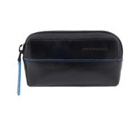 Key Case with Two Rings - male - Piquadro - Bags - Blue - ONE SIZE - Bags ONE SIZE