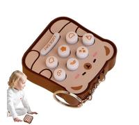 Key Chain Charm - Mole Game Fidget Toys | Glowing Fidget Cute Decorations Stress Reduction for Children Birthday Kids Home Bag