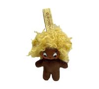 Key Chain - Cute Small Animal Model In Afro, Soft Bag Accessories, Mini Figure Hanging In, Fabric Construction With Secure Fastening Of The P