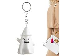Key Chain Ghost - Lighted Ghosts Miniature | Halloween Key Chains Ghost Rings Cute Backpack Keychains for Party Supplies Favors