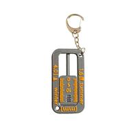 Key Chain, Lightweight and Portable, 7.9cm, Tire Tread Depth Gauge, Gauge Tire Ruler, Precision Scale Feature, for Motorcycle, Car, Van, Auto, Backpack, Wallet, Purse, Men, Women